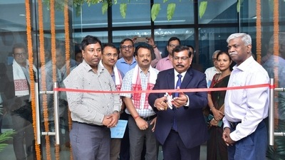 Senior officials of RITES Ltd at the inauguration ceremony in Guwahati. Senior officials of RITES Ltd at the inauguration ceremony in Guwahati.