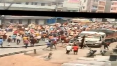 The protests came hours after the defence ministry announced a one-time waiver for the upper-age limit of the recruits from 21 to 23.
