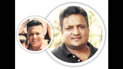Sanjay Gupta at 22 (left) and at 54 Sanjay Gupta at 22 (left) and at 54