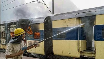 Instances of arson and violence across the country against the new military recruitment policy underline the challenges that the government faces in being able to communicate the “merits of reforms”, said several functionaries of the BJP and RSS. (PTI)
