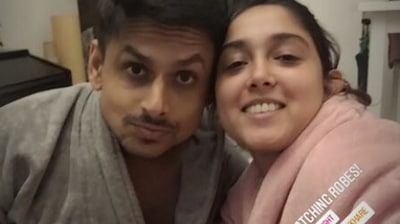 Ira Khan shares a pic with her boyfriend Nupur Shikhare. Ira Khan shares a pic with her boyfriend Nupur Shikhare.