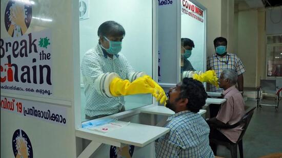 Kerala reported 3,253fresh Covid cases and seven deaths on Friday. (Reuters)