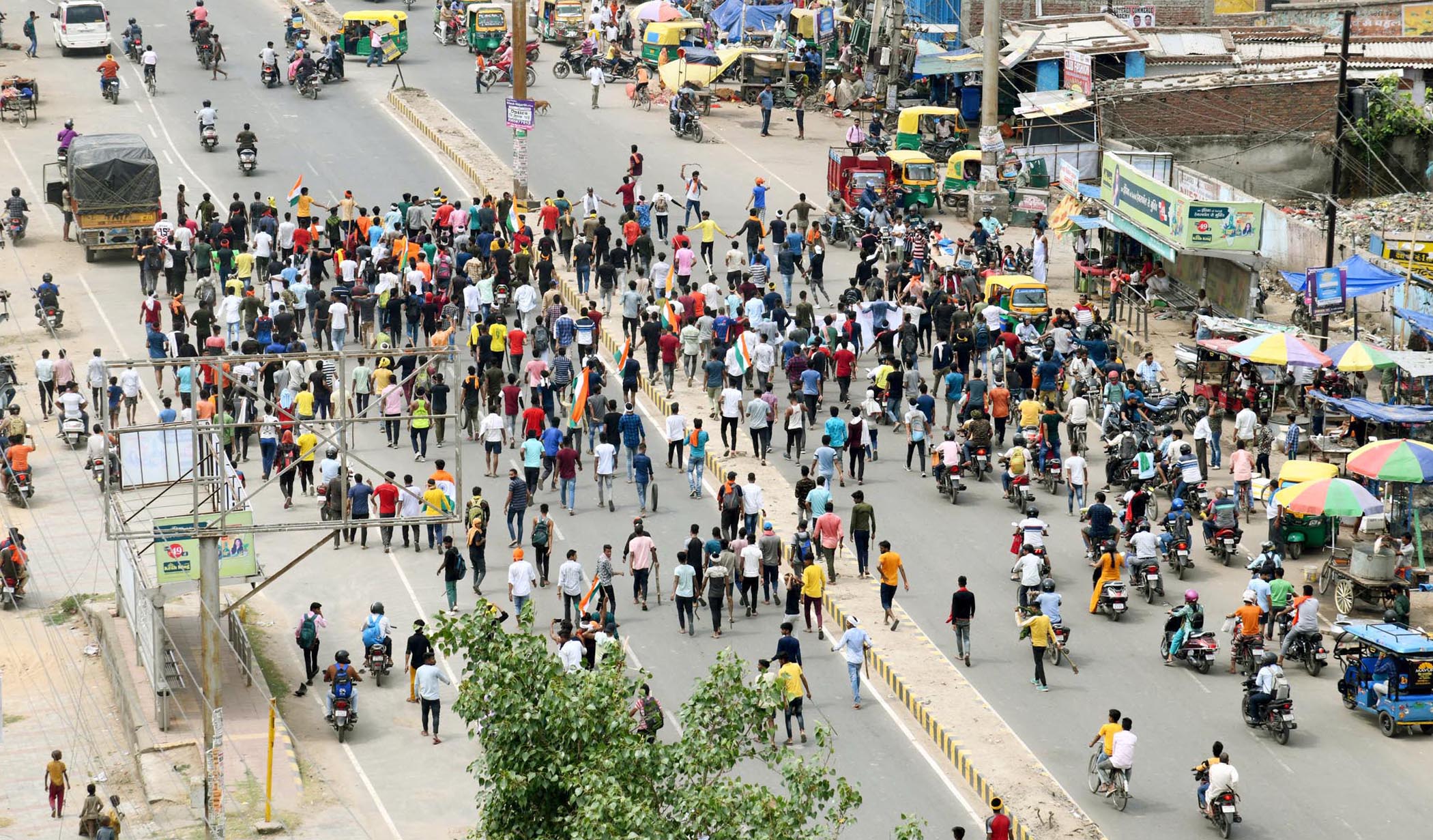 Agnipath protests: 14 detained in Ahmedabad for 'assembling without permission' | Representational image (HT Photo/Santosh Kumar) Agnipath protests: 14 detained in Ahmedabad for 'assembling without permission' | Representational image (HT Photo/Santosh Kumar)