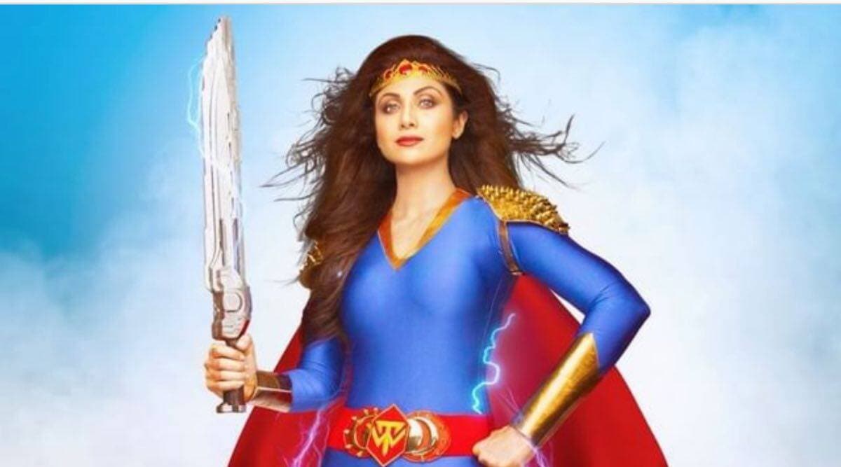 Shilpa Shetty in her superhero avatar in Nikamma.