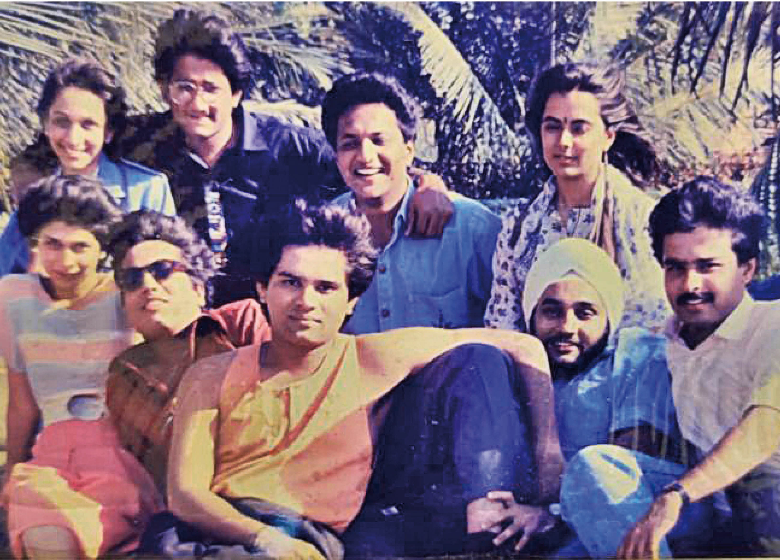 With his friends from Sydenham College of Commerce and Economics With his friends from Sydenham College of Commerce and Economics