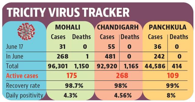 With the jump in daily cases, tricity’s active cases climbed from 507 to 552 in the past 24 hours. (HT)