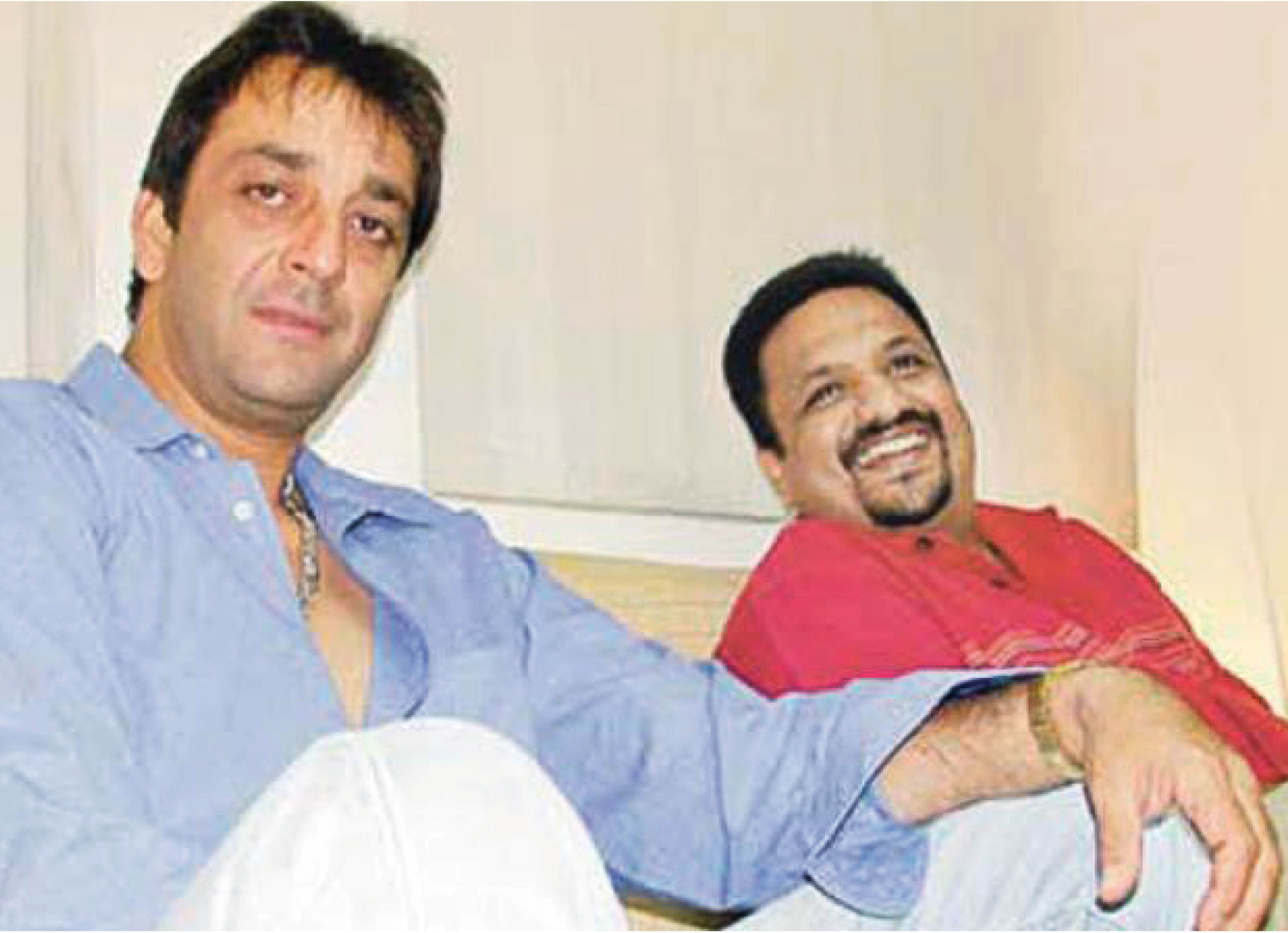 With Sanjay Dutt, who promised to work in his directorial debut With Sanjay Dutt, who promised to work in his directorial debut