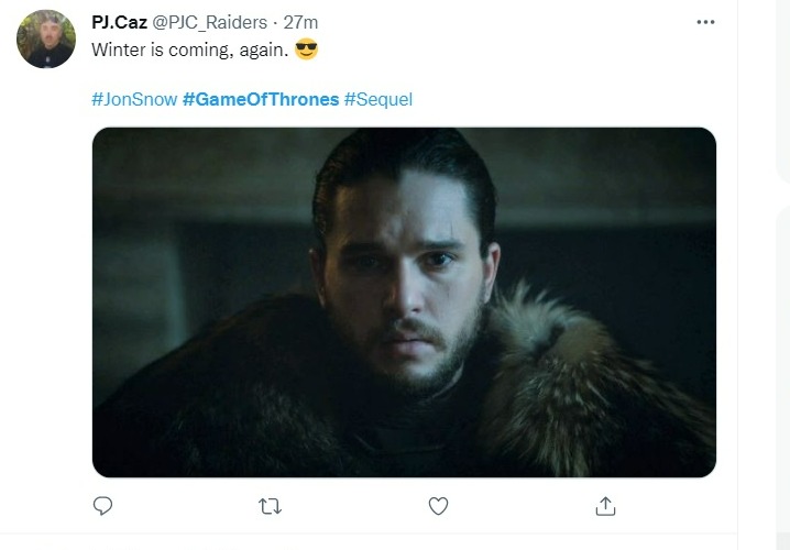 Fans are happy on Jon Snow's return.&nbsp;