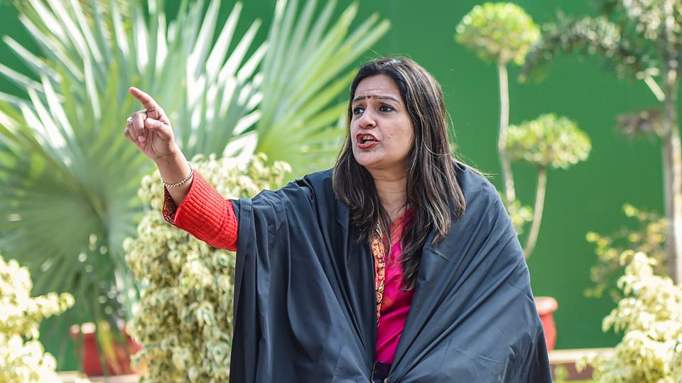 Shiv Sena MP Priyanka Chaturvedi. (PTI) Shiv Sena MP Priyanka Chaturvedi. (PTI)