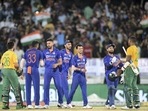 Team India in action during 4th T20I.(PTI) Team India in action during 4th T20I.(PTI)