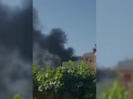 Kabul: Smoke billowing from Karte Parwan Gurdwara.