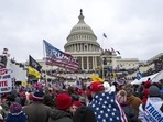 Insurrections loyal to President Donald Trump rally at the US Capitol in Washington on January 6, 2021. (AP) Insurrections loyal to President Donald Trump rally at the US Capitol in Washington on January 6, 2021. (AP)