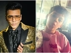 Karan Johar has posted a video of his son imitating him. Karan Johar has posted a video of his son imitating him.