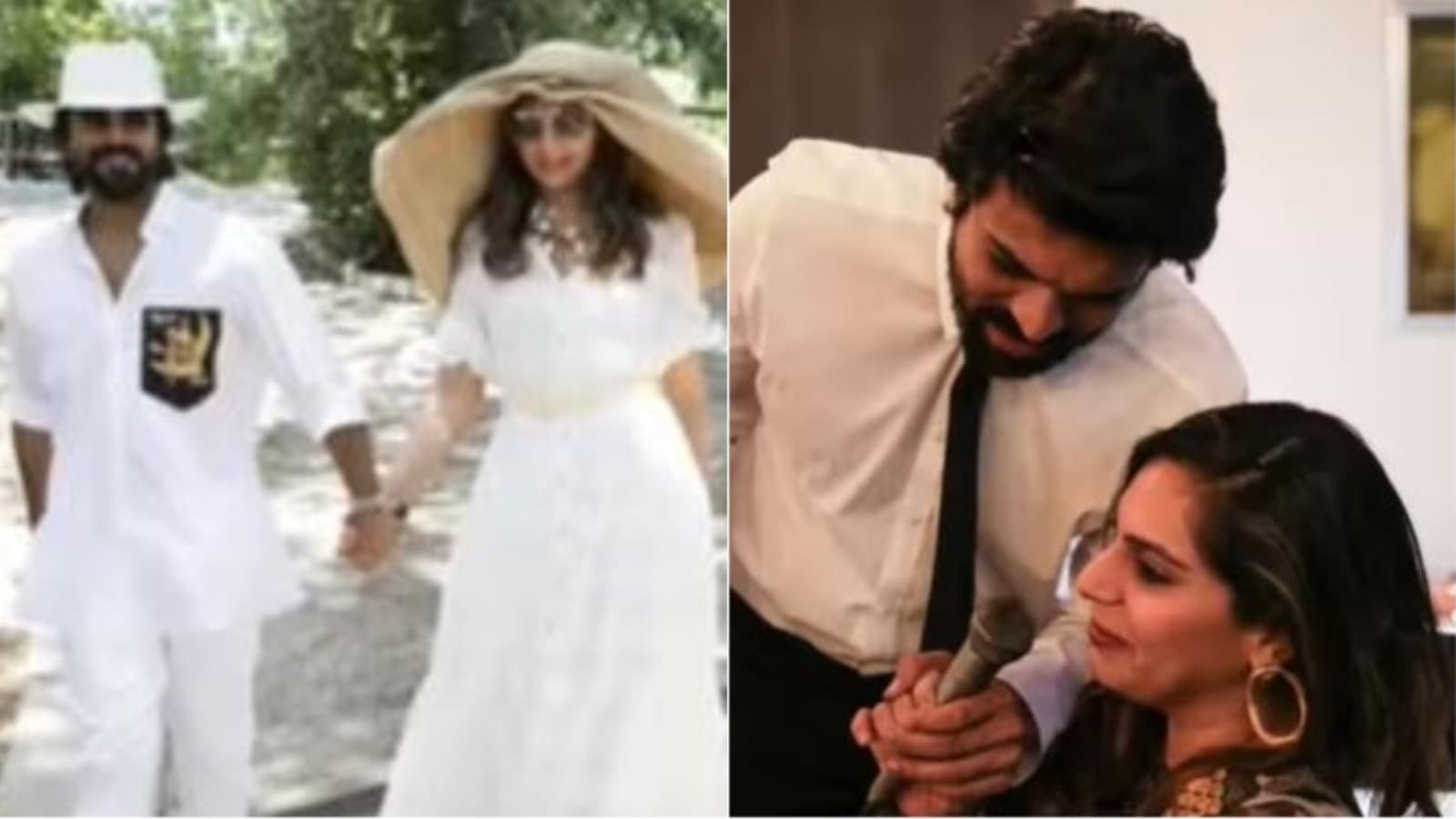Kajal And Ramcharan Xxx Videos - Ram Charan holds wife Upasana's hand, urges her to sing on wedding  anniversary - Hindustan Times