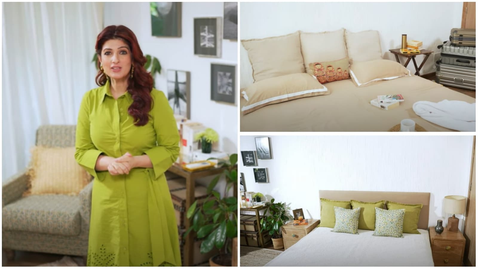 Twinkle Khanna turns master bedroom into 'oasis of peace' on budget of ₹3,500, shares hilarious struggles. Watch