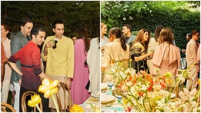 Sonam Kapoor shared aesthetic pictures of the decor and food. The event was attended by just close friends and family in London. (Instagram/@sonamkapoor)