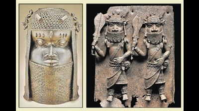 In 2020, the US and countries in Europe began to return the bronzes to Nigeria. The ones above were returned by France. The British Museum is still holding out. (Photos: Quai Branly Museum) In 2020, the US and countries in Europe began to return the bronzes to Nigeria. The ones above were returned by France. The British Museum is still holding out. (Photos: Quai Branly Museum)