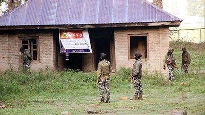 Two Lashkar-e-Taiba (LeT) militants, involved in the killing of Kashmir YouTuber Amreen Bhat neutralised in a late-night encounter, at Awantipora, in Pulwama on Friday. (ANI) (ANI / Representation Image) Two Lashkar-e-Taiba (LeT) militants, involved in the killing of Kashmir YouTuber Amreen Bhat neutralised in a late-night encounter, at Awantipora, in Pulwama on Friday. (ANI) (ANI / Representation Image)