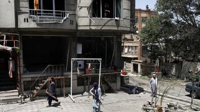 India on Saturday condemned a terrorist attack on Gurdwara Karte Parwan in the Afghanistan capital of Kabul, which killed at least two people and injured seven others and triggered fresh worries about the country’s Sikh minority. (REUTERS) India on Saturday condemned a terrorist attack on Gurdwara Karte Parwan in the Afghanistan capital of Kabul, which killed at least two people and injured seven others and triggered fresh worries about the country’s Sikh minority. (REUTERS)