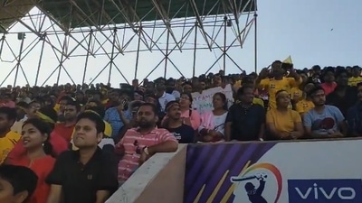 Rajkot crowd chant ‘CSK’ during India vs South Africa 4th T20I&nbsp;