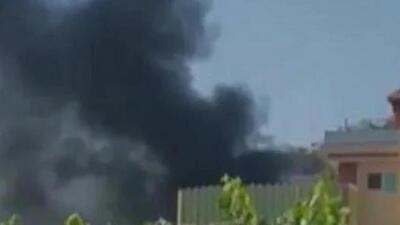 The sound of explosions and gunfire could be heard in video footage posted on social media. One video showed smoke billowing out of the gurdwara. (SCREENGRAB.)