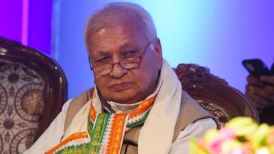 Governor of Kerala Arif Mohammad Khan at the International Literature Festival in Shimla on Saturday. (Deepak sansta/HT) Governor of Kerala Arif Mohammad Khan at the International Literature Festival in Shimla on Saturday. (Deepak sansta/HT)