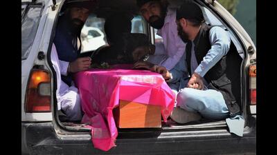 India on Saturday condemned a terrorist attack on Gurdwara Karte Parwan in the Afghanistan capital of Kabul, which killed at least two people and injured seven others and triggered fresh worries about the country’s Sikh minority. (AFP) India on Saturday condemned a terrorist attack on Gurdwara Karte Parwan in the Afghanistan capital of Kabul, which killed at least two people and injured seven others and triggered fresh worries about the country’s Sikh minority. (AFP)