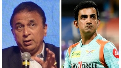 Sunil Gavaskar and Gautam Gambhir Sunil Gavaskar and Gautam Gambhir
