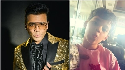 Karan Johar has posted a video of his son imitating him. Karan Johar has posted a video of his son imitating him. 