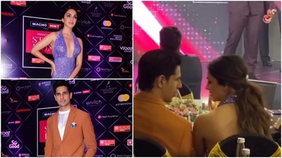 Sidharth Malhotra and Kiara Advani were seen being lost in a conversation at an event.&nbsp;