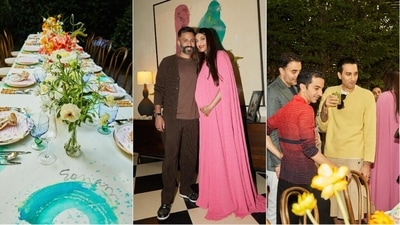 Sonam Kapoor posted several unseen pictures from her baby shower. Sonam Kapoor posted several unseen pictures from her baby shower.