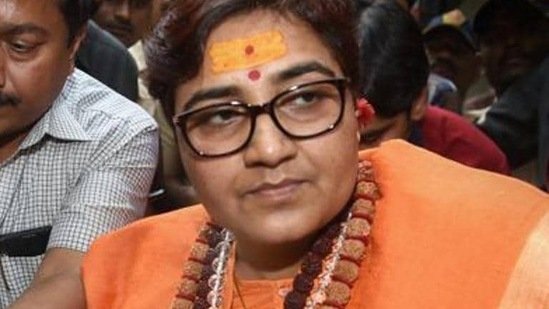 Bhopal MP Pragya Thakur had filed a complaint on February 7 that she received an objectionable video call from an unidentified number. She disconnected the call and later she also received an obscene video and message from a different number. (PTI PHOTO.)