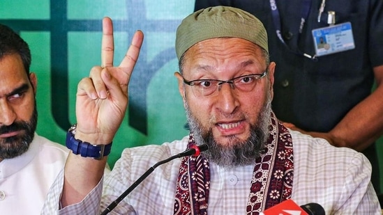 AIMIM president Asaduddin Owaisi.(PTI)