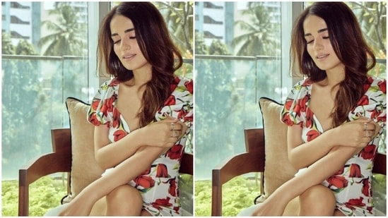 Radhika's fashion diaries are drool-worthy. A few days back, the actor shared major cues of fashion in a perfect summer dress. The white dress with a plunging neckline, featured floral patterns in shades of red and green.(Instagram/radhikamadan)