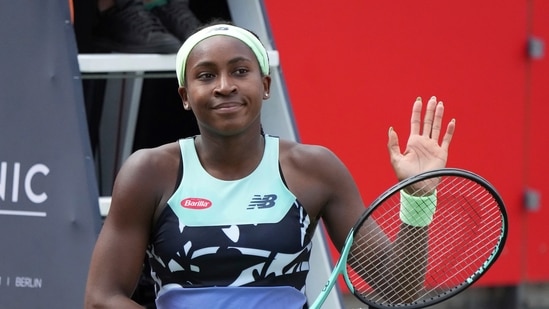 Coco Gauff from the United States&nbsp;(AP)