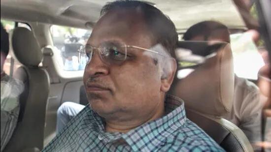 Delhi minister Satyendar Jain has been accused of money laundering through Kolkata-based shell companies. (File/Sanchit Khanna/HT Photo)