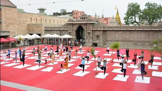 Chandigarh administration will celebrate Yoga Day on June 21. (HT File)