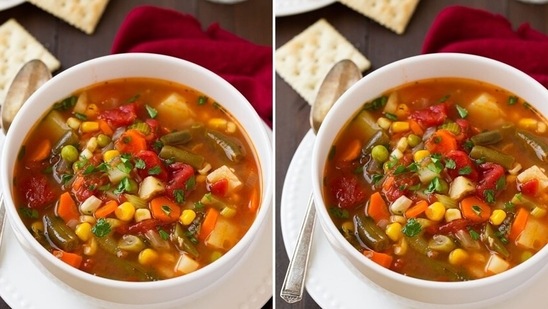 Vegetable soup: It is light and digestive and you can go to bed without the feeling of a full stomach.(Pinterest)