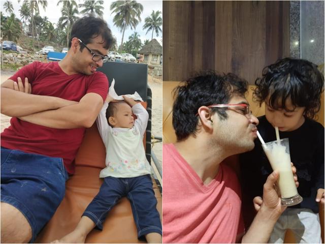 Abhinav Chawla with his daughter, Shaanvi Chawla (4). Abhinav Chawla with his daughter, Shaanvi Chawla (4).
