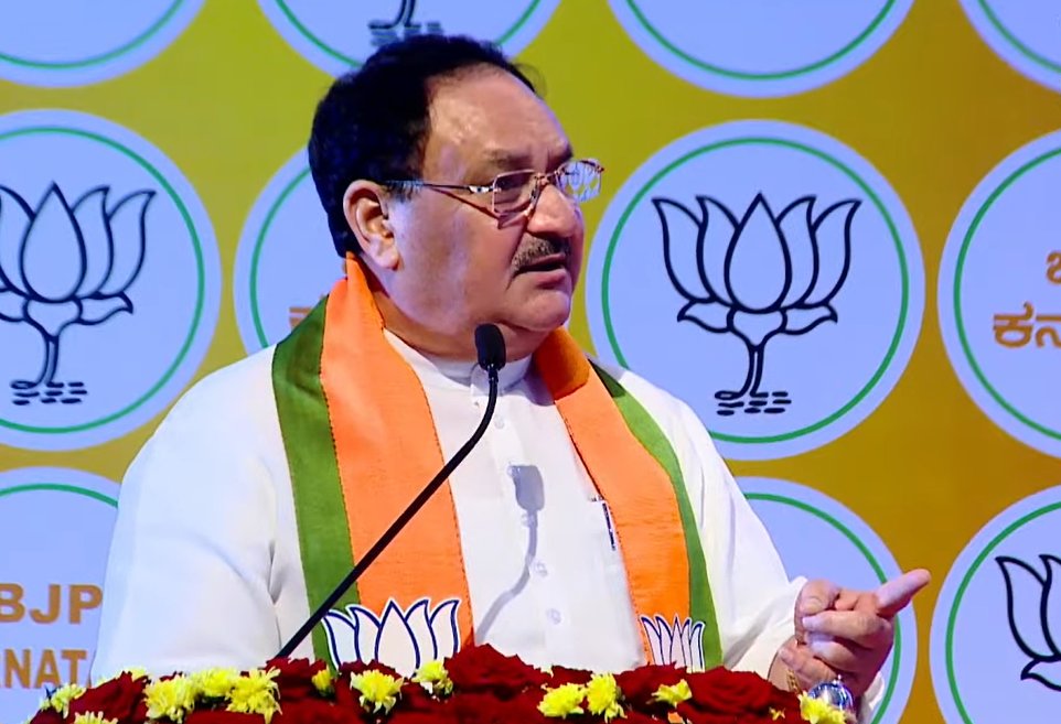 JP Nadda added that the scheme would keep the country's military strong and high in the world. (Twitter/@BJP4India)