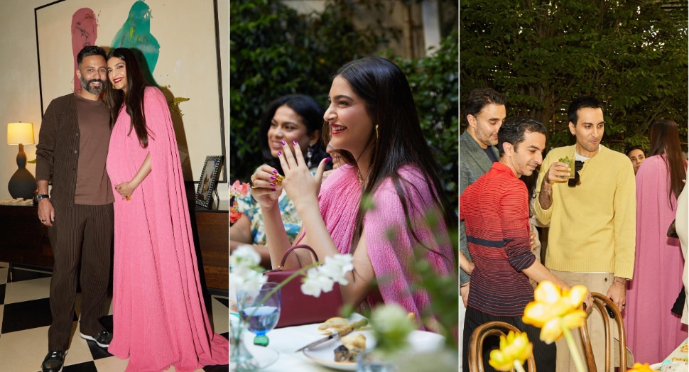 Sonam posted photos of herself and her husband Anand Ahuja.