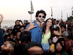 Kartik Aaryan and Kiara Advani during one of Bhool Bhulaiyaa 2 promotions. (ANI) Kartik Aaryan and Kiara Advani during one of Bhool Bhulaiyaa 2 promotions. (ANI)