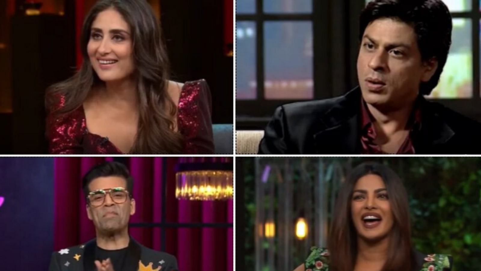 Koffee With Karan season 7 teaser: Karan Johar shares old clips of Kareena Kapoor, Priyanka Chopra, Shah Rukh Khan