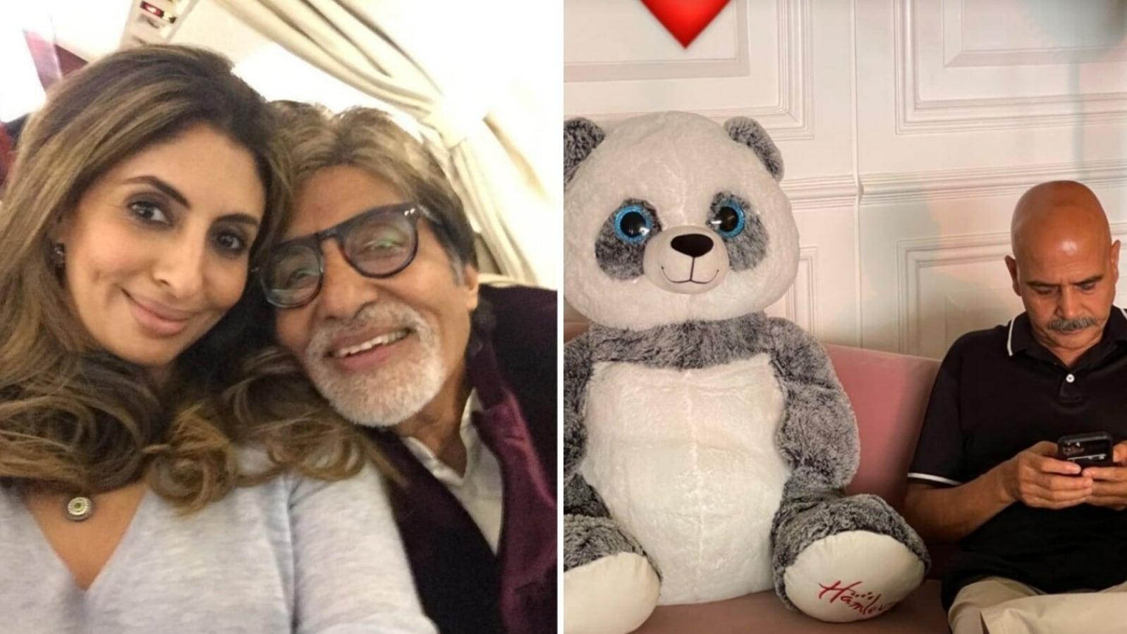 Father’s Day 2022: Shweta Bachchan shares selfie with Amitabh Bachchan, Anushka Sharma sends love to dad. See pics