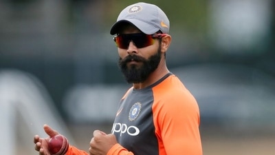 Ravindra Jadeja during nets&nbsp; (Reuters/File Photo)