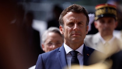 French President Emmanuel Macron. (AFP)