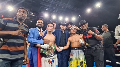 Indian boxer NT Lalbiakkima lost to Filipino Jayson Vayson in a 10-round WBC Asian Boxing Council's continental light flyweight title fight in Dubai. (Twitter/iboxingcouncil) Indian boxer NT Lalbiakkima lost to Filipino Jayson Vayson in a 10-round WBC Asian Boxing Council's continental light flyweight title fight in Dubai. (Twitter/iboxingcouncil)