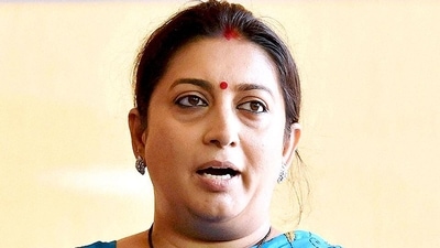 Union minister Smriti Irani tests positive for Covid-19 (PTI/File) Union minister Smriti Irani tests positive for Covid-19 (PTI/File)