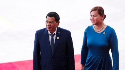 Sara Duterte and Philippines president Rodrigo Duterte (AFP) Sara Duterte and Philippines president Rodrigo Duterte (AFP)