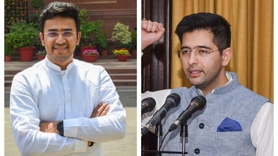 Tejasvi Surya said he is answerable to authorities mandated constitutionally, not to Raghav Chadha. Tejasvi Surya said he is answerable to authorities mandated constitutionally, not to Raghav Chadha. 